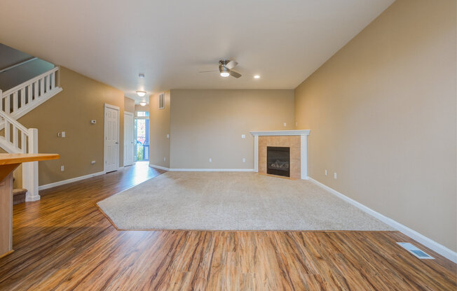 Glencory Community Home with Attached Garage and Large Fenced Rear Patio