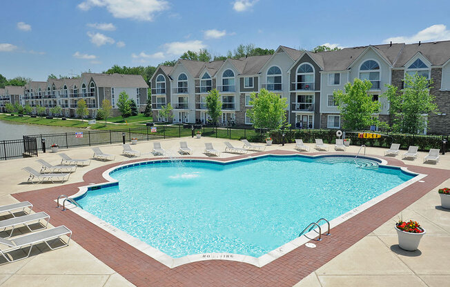 Swimming Pool and Sundeck at Westlake Apartments, Belleville, 48111