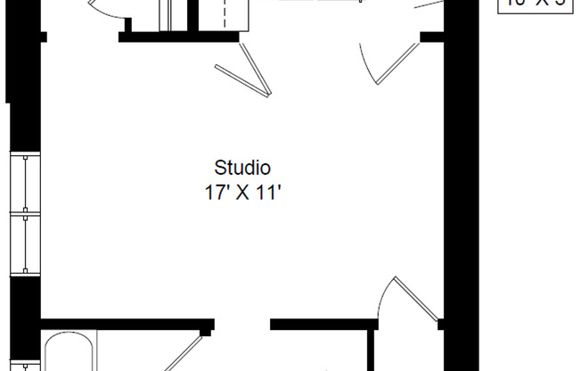 Studio, 1 bath, 400 sqft, $1,445, Unit 233-208