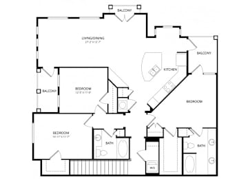 3 beds, 2 baths, 1,607 sqft, $2,730