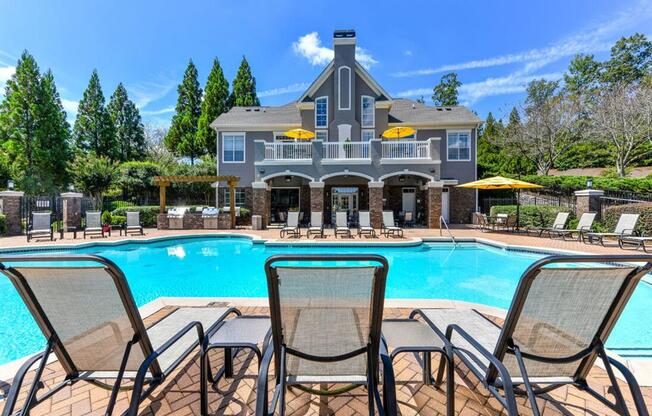 Resort-Style Swimming Pool at Elme Eagles Landing in Stockbridge, GA