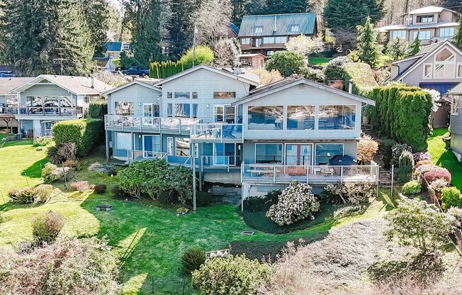 Bainbridge Island Waterfront Home with Incredible Views