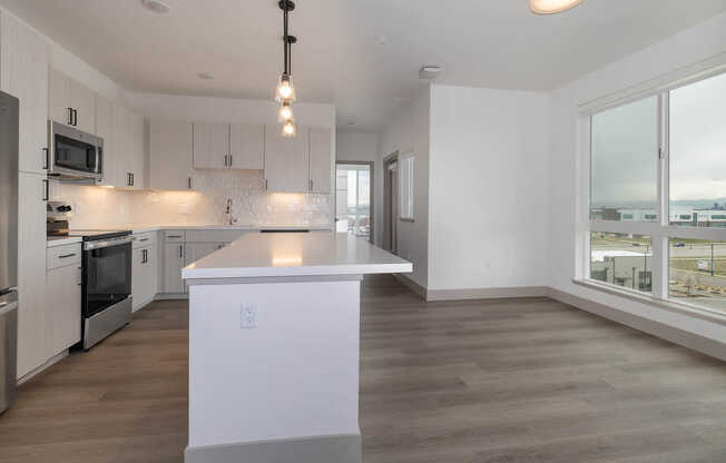Kitchen with Stainless Steel Appliances