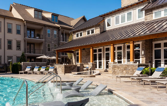 Poolside Sundeck at Retreat at Ironhorse, Franklin, TN, 37069