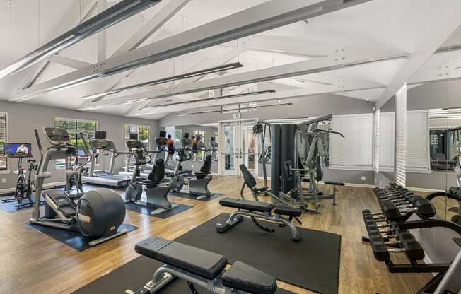 Gym at Mission Pointe by Windsor, Sunnyvale, California