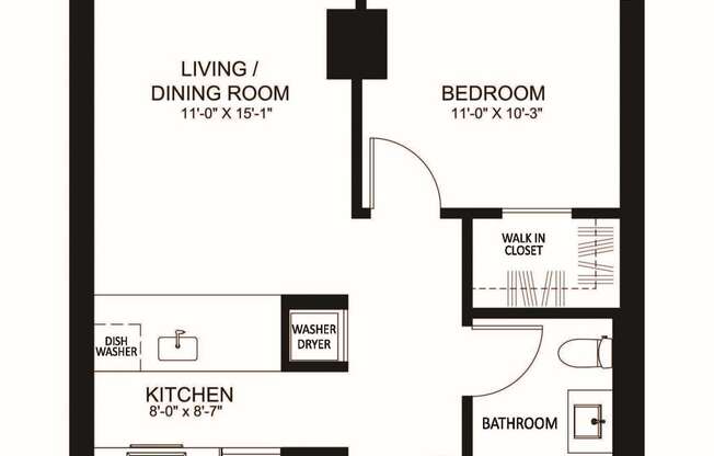 1 bed, 1 bath, 623 sqft, $3,754