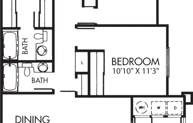 3 beds, 2 baths, 1,131 sqft, $3,710, Unit 51