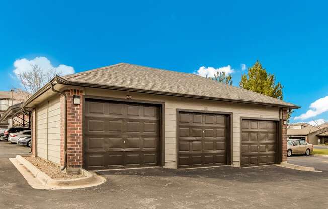 Garages at Greensview Apartments in Aurora, Colorado, CO
