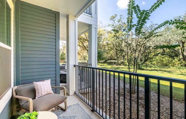 Image of a patio with furniture