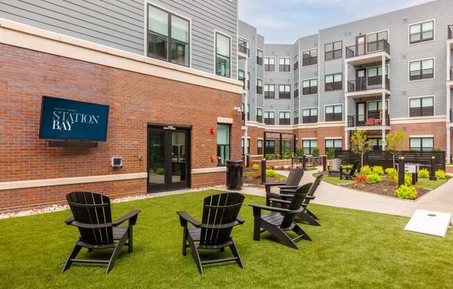 Courtyard Patio at Station Bay, South Amboy