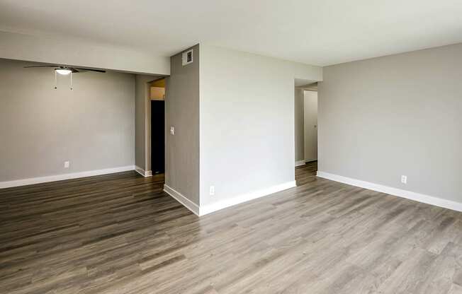 Beautiful newly-renovated one, two and three bedroom apartment townhomes with high-end finishes at Highpoint Apartments in Omaha, NE