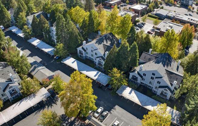 Aerial View at Hampton Park Apartments, Tigard, 97223