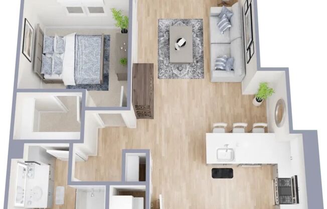 1 bed, 1 bath, 761 sqft, $1,695, Unit 235