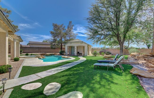 Luxury Single-Story Home with Detached Casita, Pool & Spa