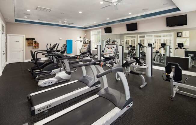 Cardio Studio at Abberly Pointe Apartment Homes by HHHunt, South Carolina, 29935