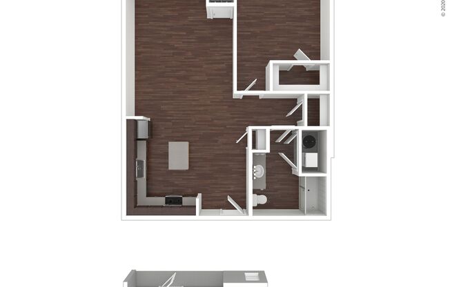 1 bed, 1 bath, 902 sqft, $3,465, Unit 507