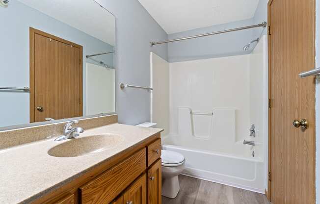 Dominium_ElmCreek_Newly Renovated Vacant Apartment Home  Bathroom
