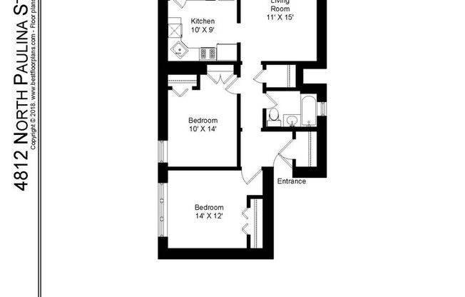 2 beds, 1 bath, 959 sqft, $2,695, Unit 4812-1