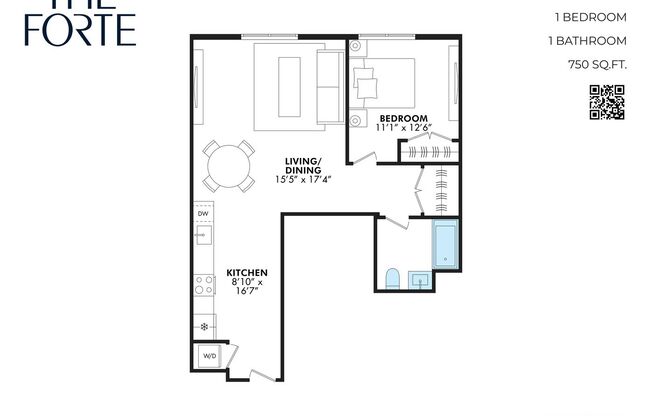 1 bed, 1 bath, 700 sqft, $3,149, Unit APT. 210