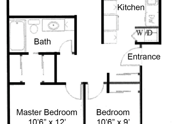 2 beds, 1 bath, 816 sqft, $1,899