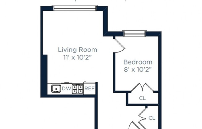 1 bed, 1 bath, $3,254, Unit 5-C