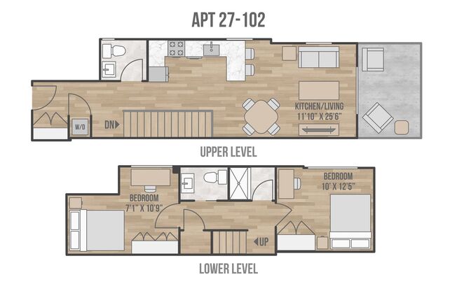 2 beds, 1.5 baths, 785 sqft, $3,375, Unit 3927 PINE STREET - 27-102