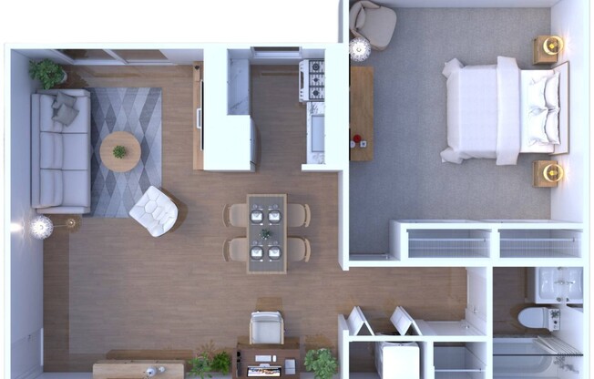1 bed, 1 bath, 720 sqft, $1,475