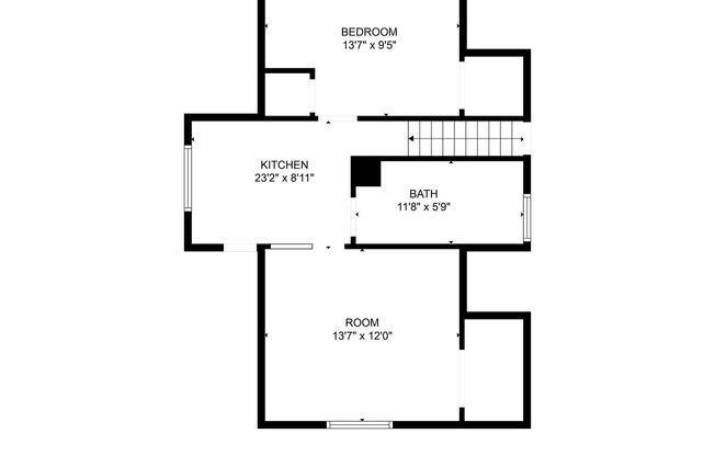 1 bed, 1 bath, $795, Unit 02