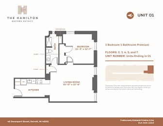 1 bed, 1 bath, 627 sqft, $1,675