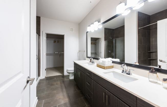 Spa-Inspired Bathrooms with Tile Floors