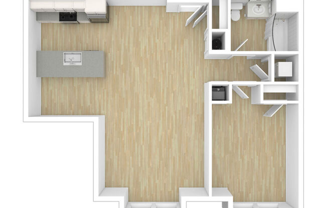 1 bed, 1 bath, 775 sqft, $2,300