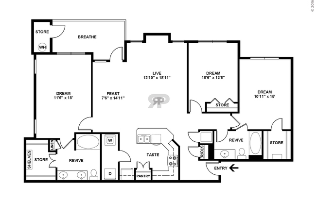 3 beds, 2 baths, 1,488 sqft, $2,417