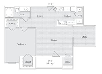 2 beds, 1 bath, 865 sqft, $1,750