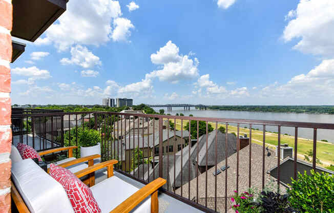 Balcony And Patio at The Tennessee Brewery, Memphis, TN