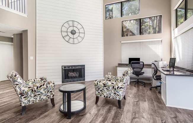 Clubhouse Interior | Poplar Place | Carrboro NC