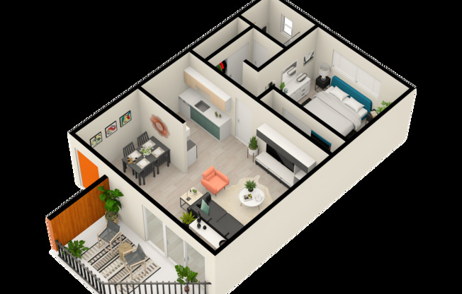 1 bed, 1 bath, 685 sqft, $1,422, Unit 508