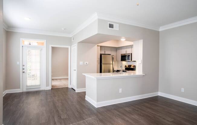 Newly Renovated Dining Room and Kitchen
