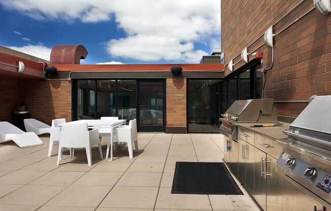 Rooftop Outdoor Patio at Churchill, Minneapolis, MN