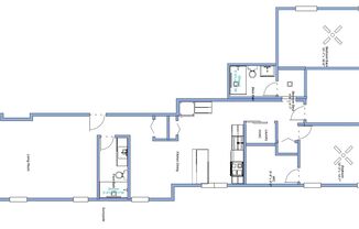 2 beds, 2 baths, 1,300 sqft, $2,900, Unit 4456-B