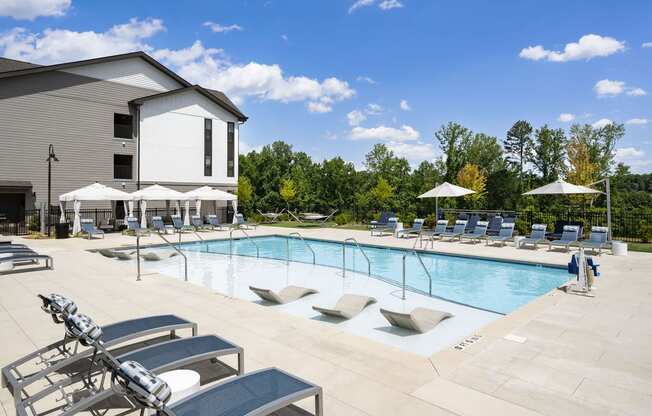 the swimming pool at the resort at governors residence