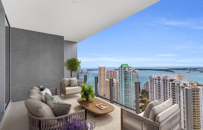 Aston Martin Residences | 3BR + Den, 4.5BA on the 42nd Floor with Bay & Skyline Views