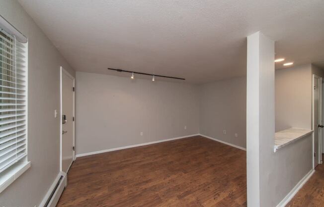 Living room with lots of natural lighting