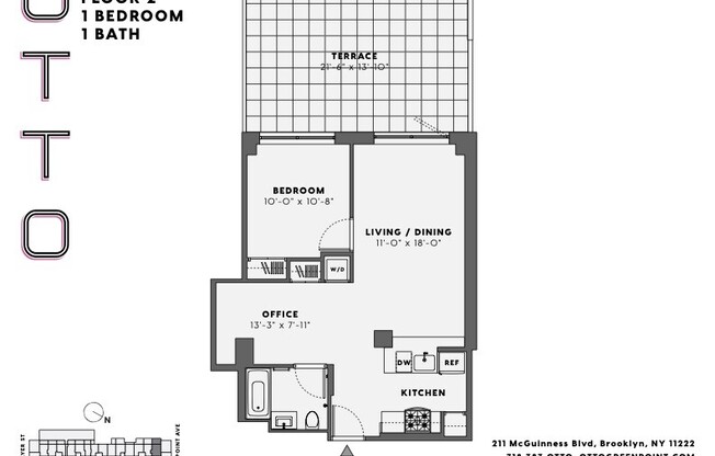 2 beds, 2 baths, $4,695, Unit 228