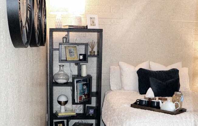 Bedroom, Bed, Chair, Interior Design, Bathroom, Closet