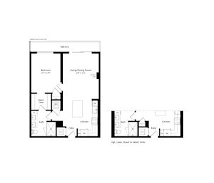 1 bed, 1 bath, 777 sqft, $2,477