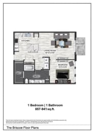 1 bed, 1 bath, 854 sqft, $1,499