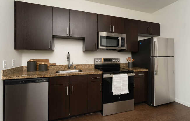 Kitchen with Stainless Steel Appliances