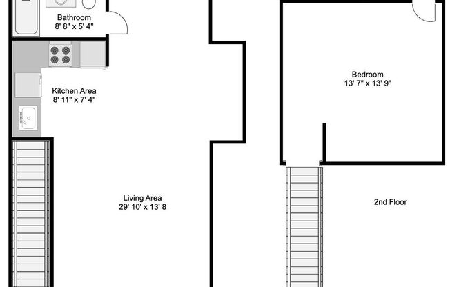 1 bed, 1 bath, 725 sqft, $725, Unit 358