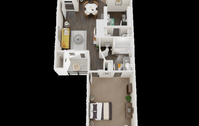 1 bed, 1 bath, 825 sqft, $1,270