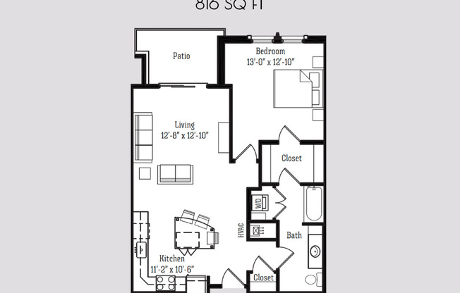 1 bed, 1 bath, 816 sqft, $1,650, Unit 8333 Globe Drive - 111